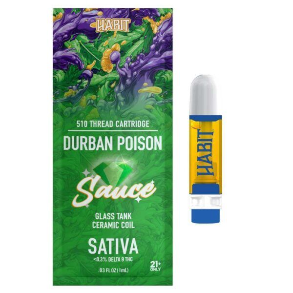 Buy 1G THCA Cart Durban Poison Online | HabitCBD