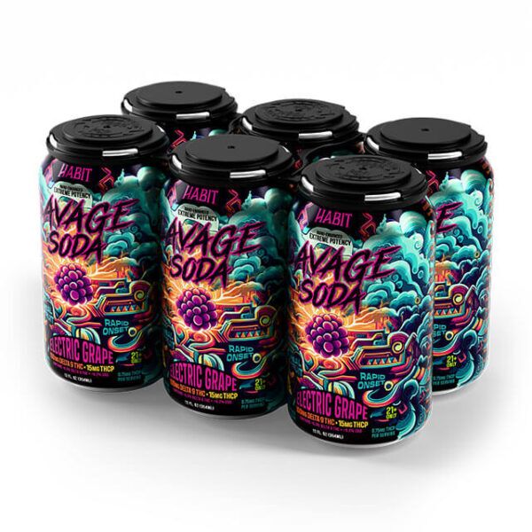 ソーダ ボトル・炭酸瓶・バーサイフォン・DAVIS BEVERAGE N.Y Buy Delta 9 THC Savage Soda Electric Grape Online | Habit