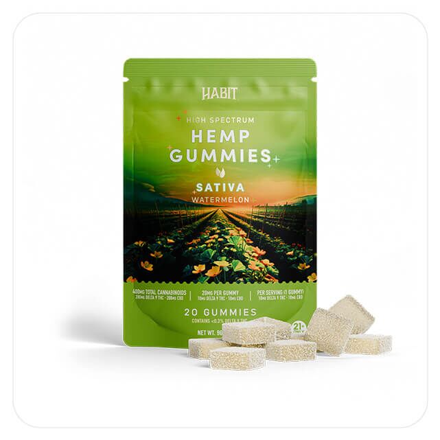CBD + Delta 9 Gummies - Watermelon
