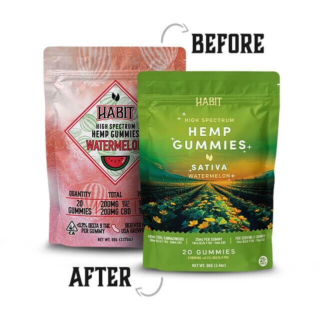 CBD + Delta 9 Gummies - Watermelon - Image 2