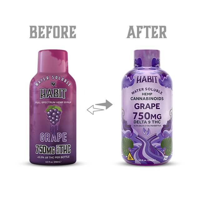 Delta 9 Syrup – Grape