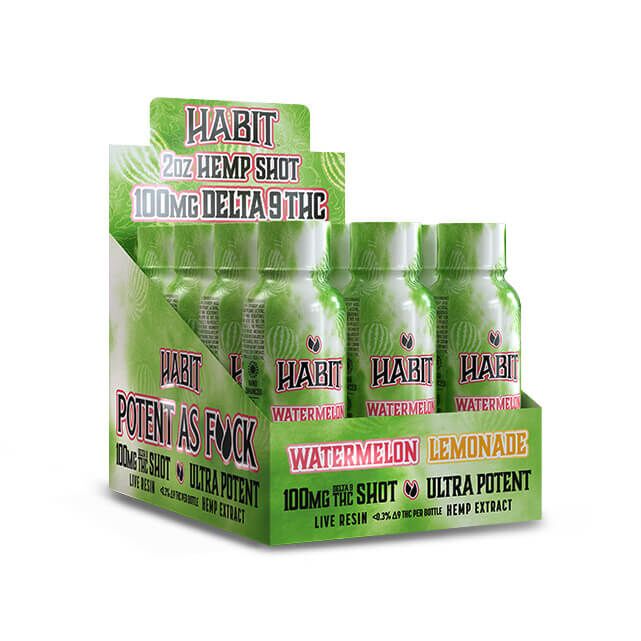 Delta 9 High Spectrum Hemp Shot - Watermelon Lemonade - Image 3